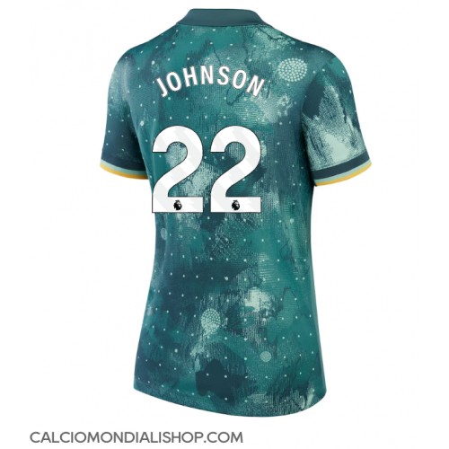 Maglie da calcio Tottenham Hotspur Brennan Johnson #22 Terza Maglia Femminile 2024-25 Manica Corta